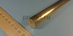 Пруток латунный ЛС59-1, диаметр 22 мм