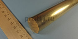 Пруток латунный ЛС59-1, диаметр 30 мм